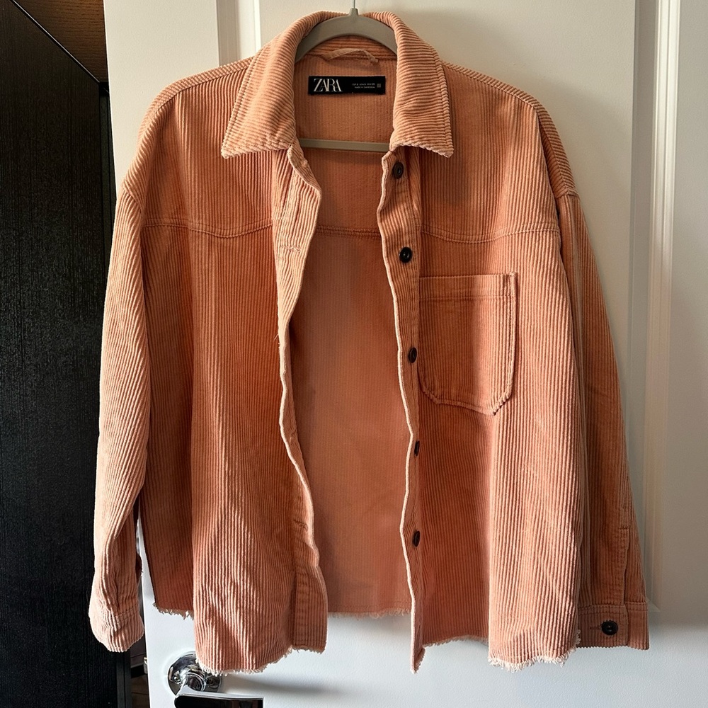 Zara | Corduroy Shirt Jacket